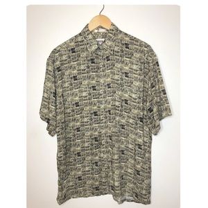 Vintage Rayon Collared Shirt